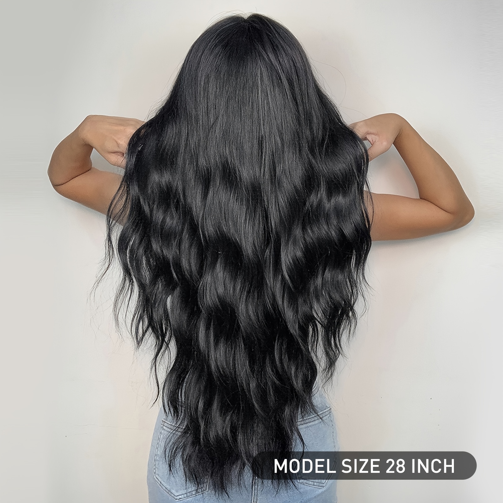 Long Length Stylish Hair(Black)