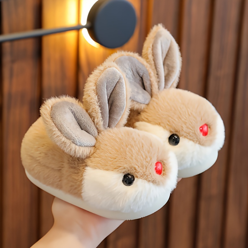 Pantoufles De Lapin Mignon Pour Femmes Chaussures En Peluche - Temu France