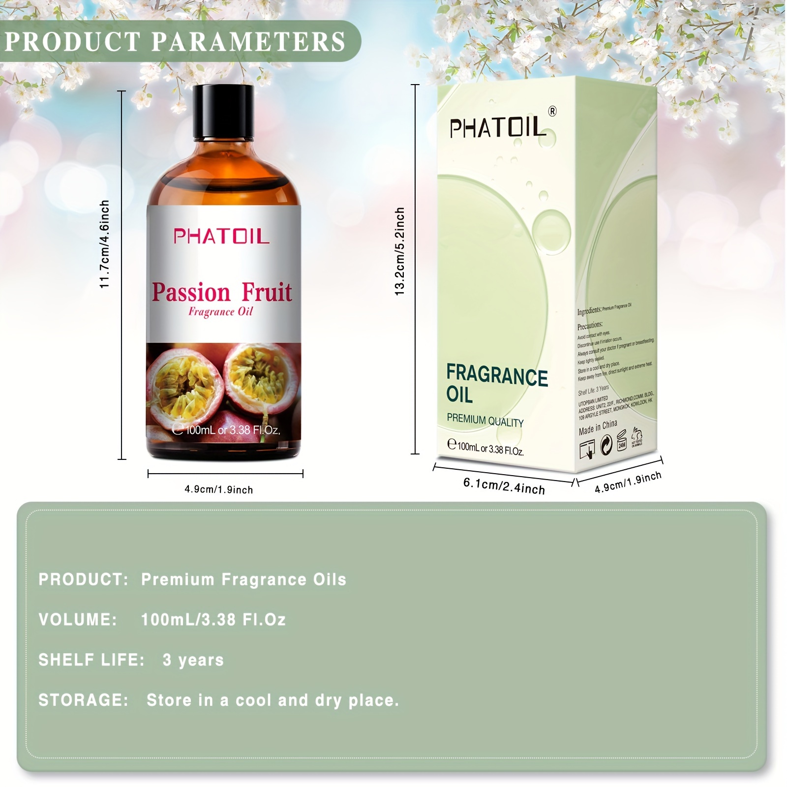 100ml Fruit Fragrance Oils Essential Oils for Aromatherapy