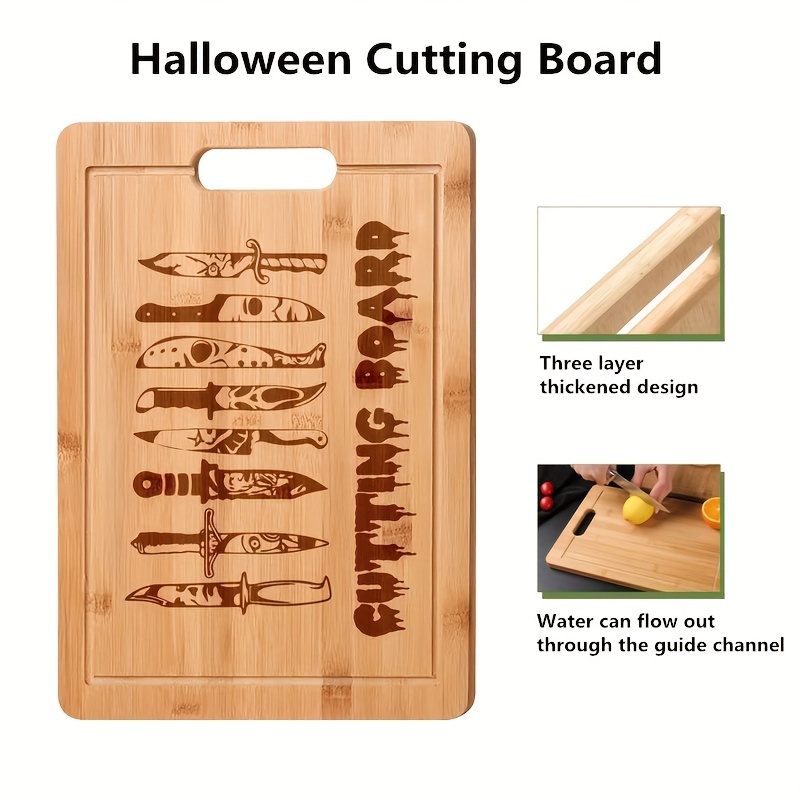 Chopping Board Bamboo Cutting Board Engraving Cutting Board - Temu