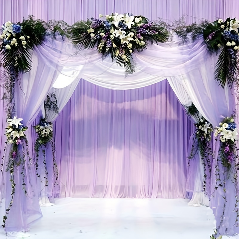 Rideaux en organza décoration de mariage – Forest USB®