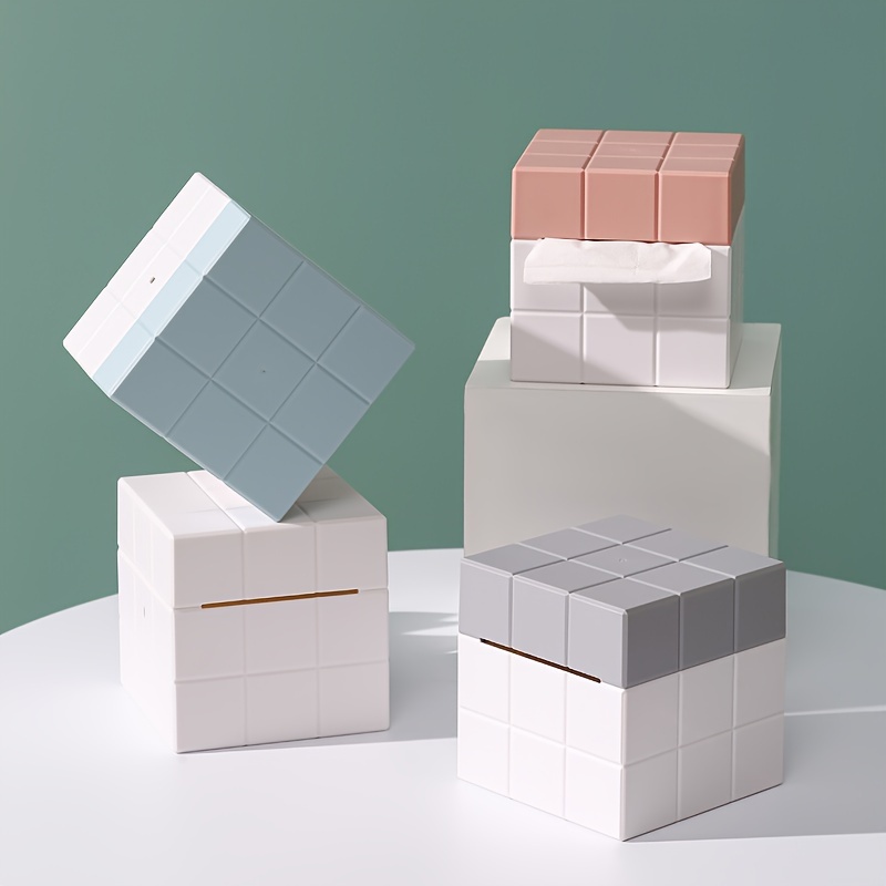 Rubik's Cube Tissue Box Cover  Boite a mouchoir, Créativité, Mouchoirs