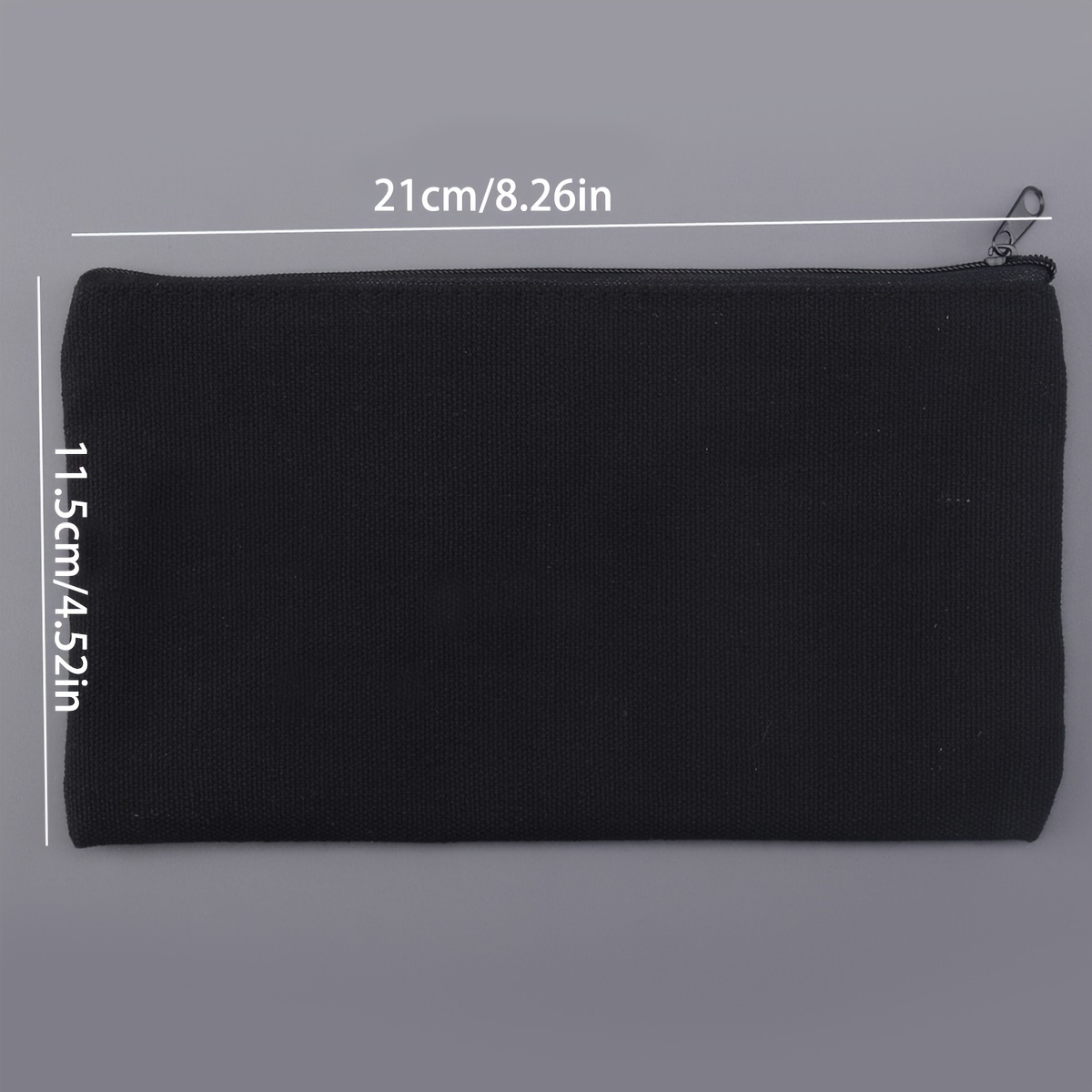 Black canvas pencil cheap case