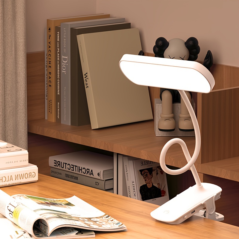 Luz de libro para leer en la cama, lámpara de cama de luz nocturna, lámpara  de lectura de montaje en pared, lámpara de pared LED flexible, luz de