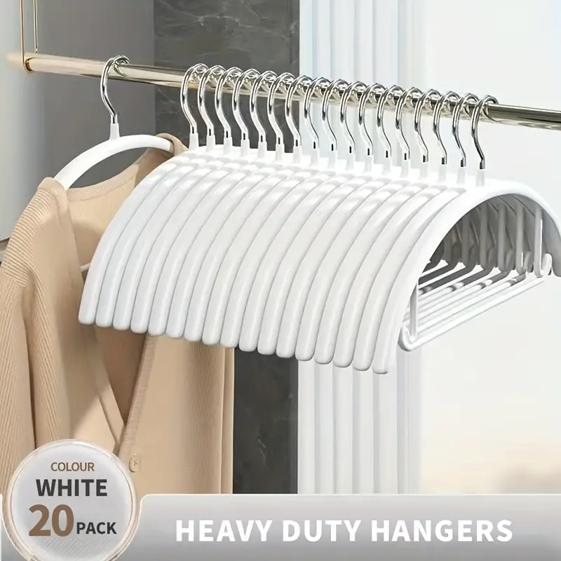 Metal Clothes Hangers, Traceless Clothes Racks, Sturdy Heavy Duty