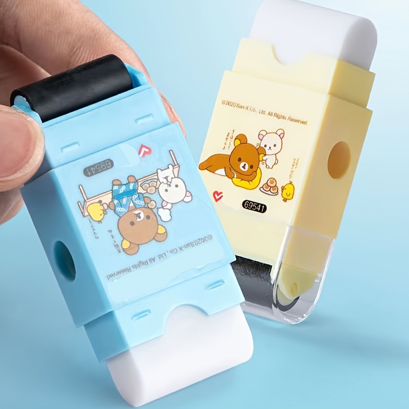 1pc Pencil Sharpener Eraser Combo Student Stationary Supply Office