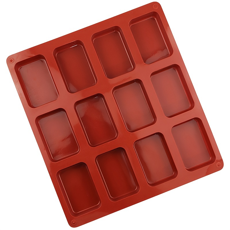 Silicone Mini Loaf Pans, 12 Cavities Mini Bread Brownie Pan, Nonstick Silicone  Baking Molds For Mini Bread, Brownie, Cornbread, Cheesecake & Chocolate -  Temu