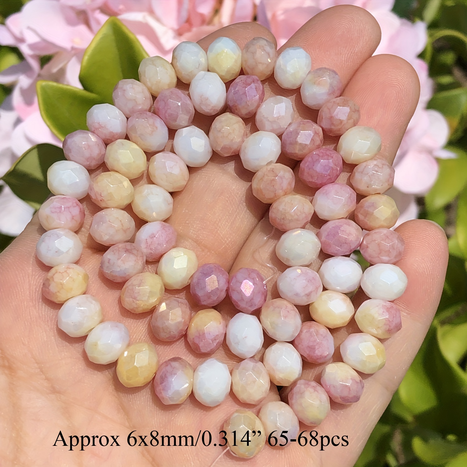 Gradient Color Faceted Austrian Crystal Glass Beads Loose - Temu