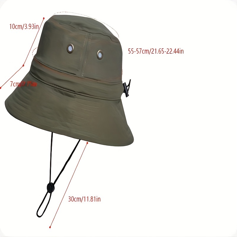 Unisex Sunshade Bucket Hat Wide Brim Uv Protection Sun Hat - Temu