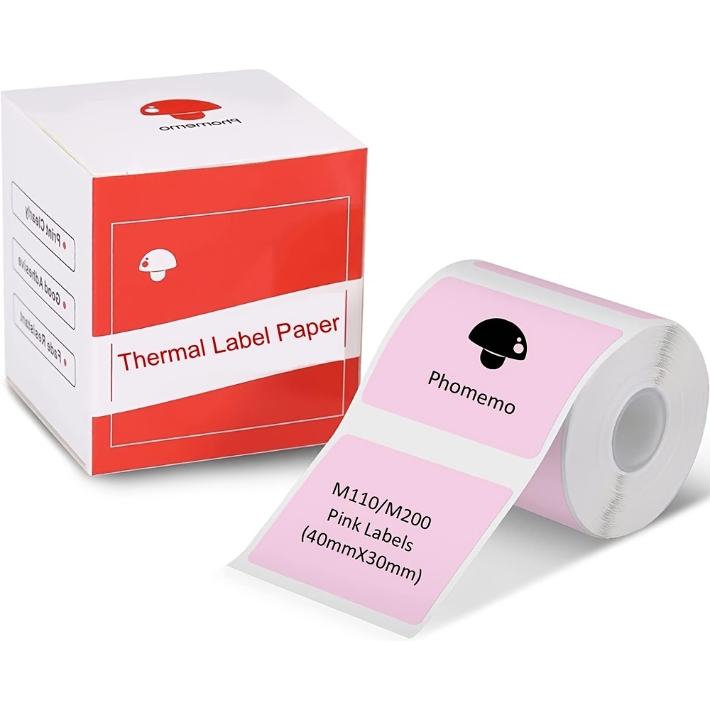 Phomemo M200 Barcode Label Printer Pink