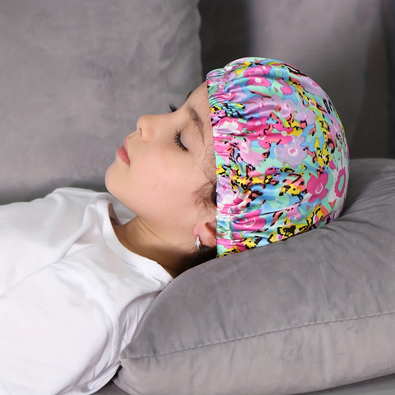 CLEARANCE] 19 Momme Silk Bonnet For Sleeping, RachelSilk