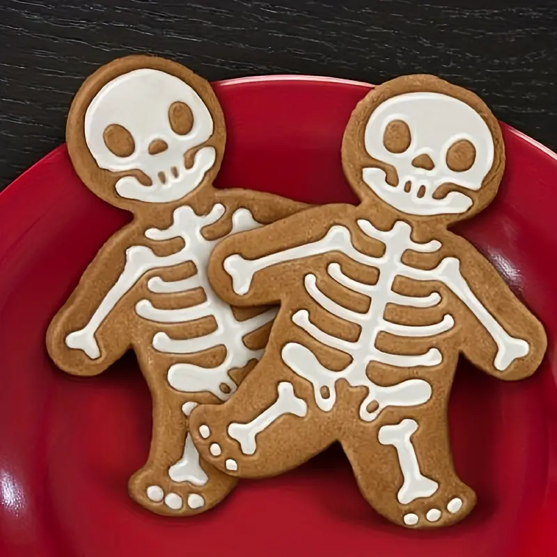 Skull Gingerbread Men Cookie Cutter, Cookie Embosser, Plastic Pastry  Cutter, Biscuit Molds, Baking Tools, Kitchen Gadgets, Kitchen Accessories,  Halloween Decor - Temu