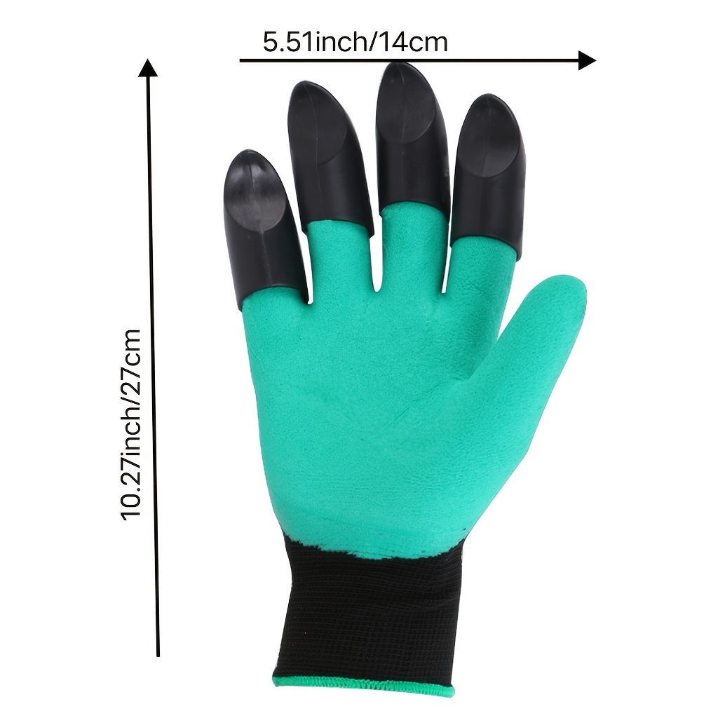 Gardening Gloves Set Breathable Rubber Coated Garden Gloves - Temu