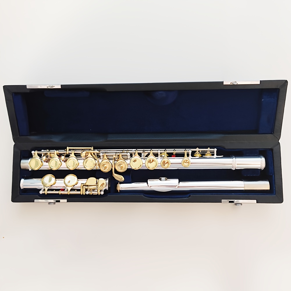 Chiffon de nettoyage pour tube intérieur - Convient pour clarinette,  piccolo, flûte, saxophone (bleu)