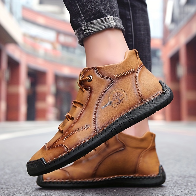 Men's High Top Lace Up Casual Shoes