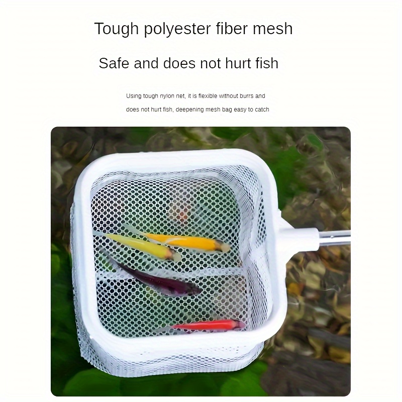 3d Fish Fishing Net Retractable Fish Tank Stainless Steel - Temu