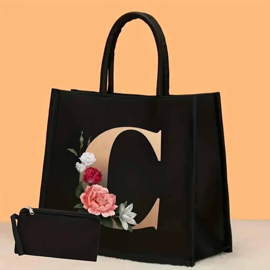 Mini Letter Print Fashion Tote Bag