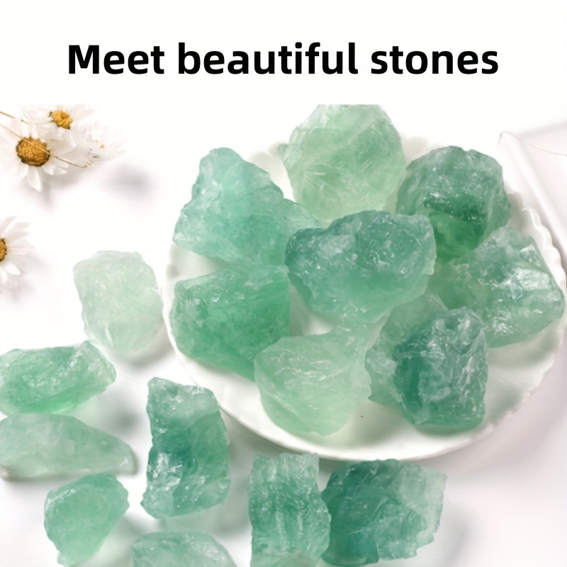 Light Green Fluorite Crystals Healing Crystals For Reiki - Temu