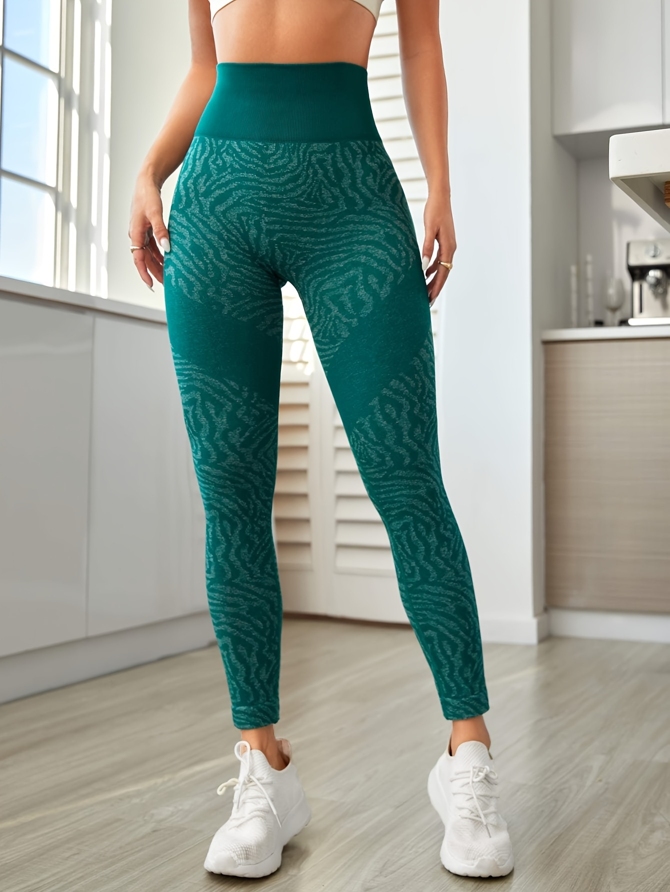 High Waist Zebra Print Leggings for Women - Stretchy, Butt Lifting, and  Perfect for Yoga, Fitness, and Running