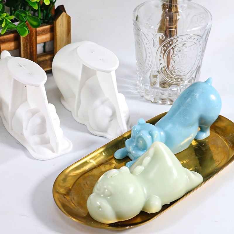 3d Silicone Mold Bear Fondant Mold For Diy Pudding Chocolate - Temu