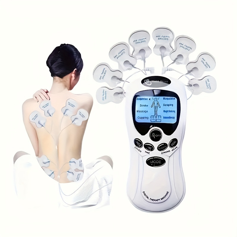 Electroestimulación muscular profesional, máquina de masaje de  fisioterapia, 24 modos, EMS, Compex, 4 canales de salida