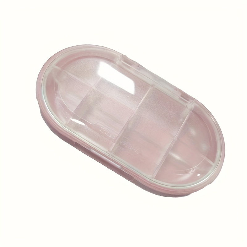 Portable Travel Pill Box with 3, 4, 8 Grids for Vitamins