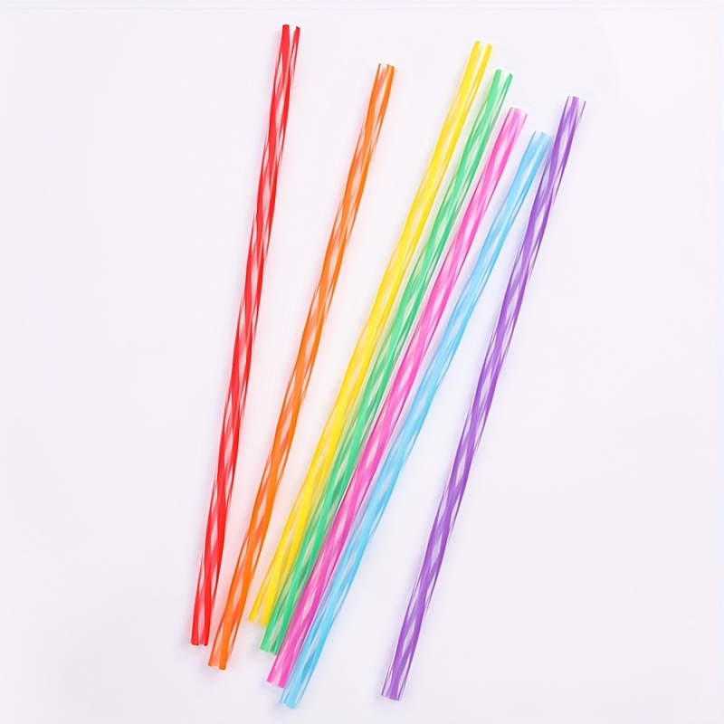 Reusable Straws With 4 Cleaning Brushes, Long Tritan Hard Plastic Straws,  12 Colors Translucent Replacement Drinking Straws For 16oz- Tumblers, Cups,  Jars, Bpa Free - Temu