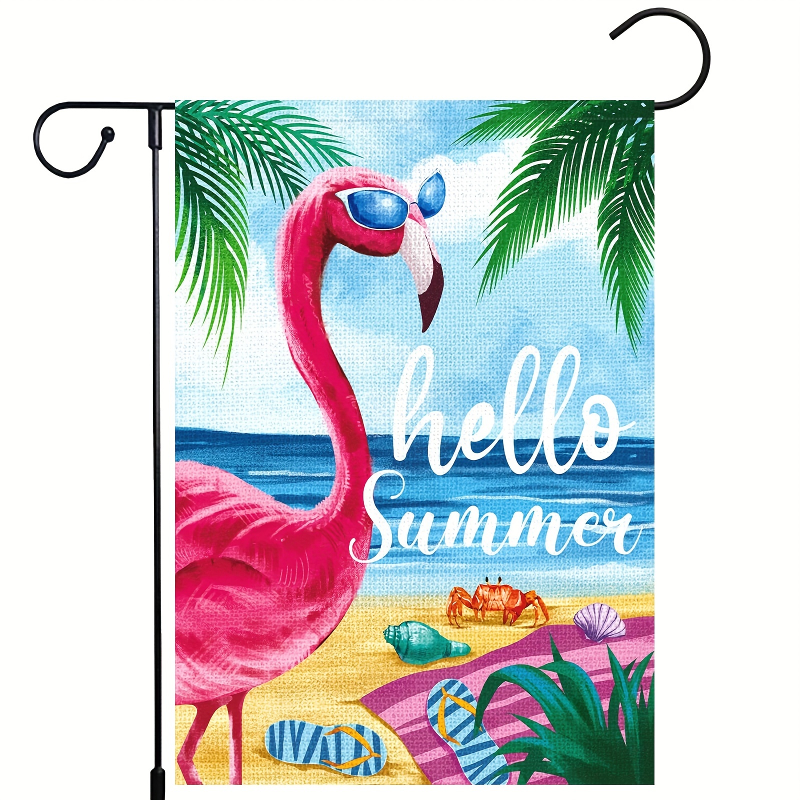 10PCS 3D Pink Flamingo Straws Summer pool Jungle Paper Drinking