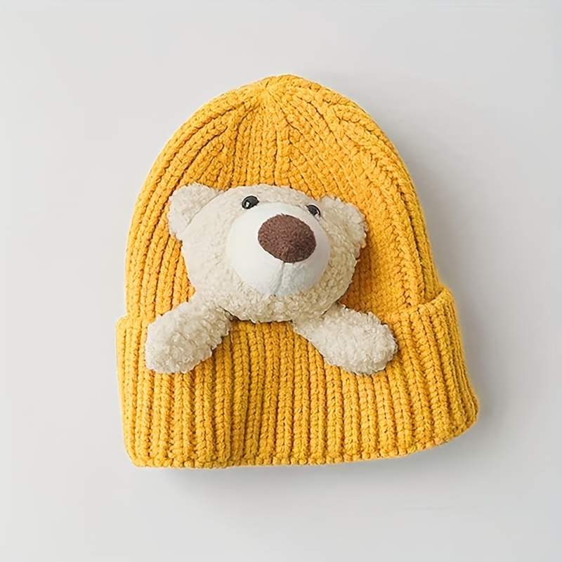 Gorro beanie amarillo unidad