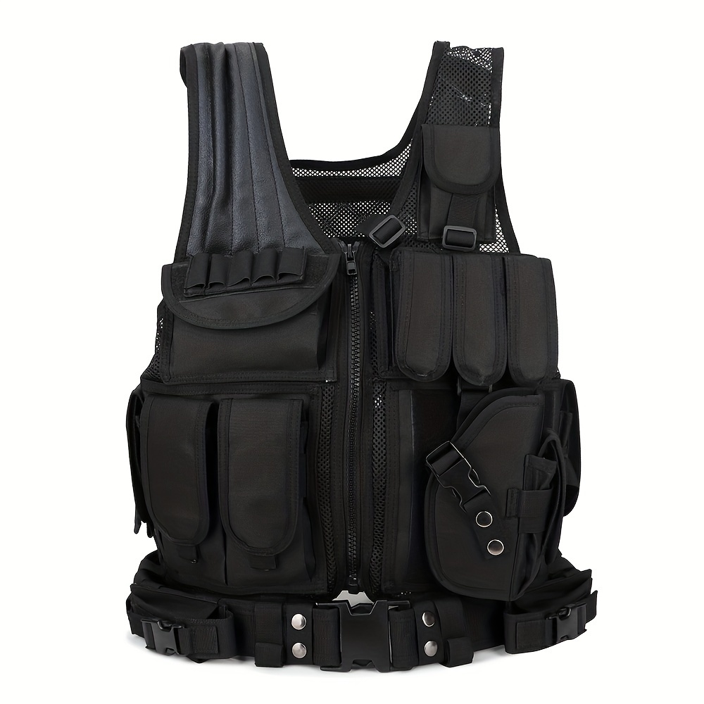 Multifunctional Tactical Vest: Adjustable Modular Combat - Temu