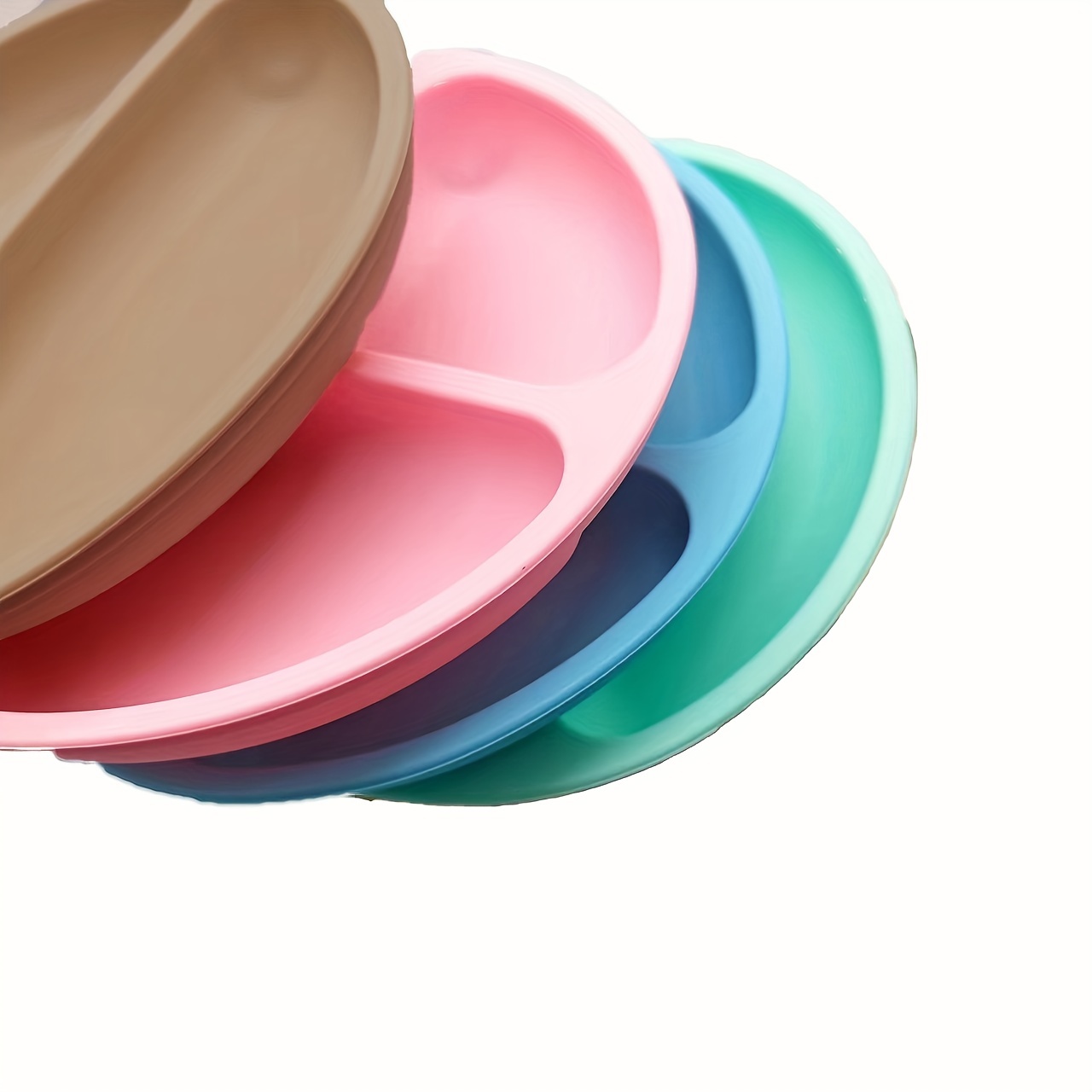 Silicone Suction Plates with Lids