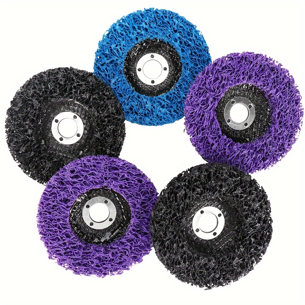 5Pcs 4.5 x 7/8 Nylon Fiber Buffing Wheel Scouring pad Flap Polishing Disc  for Angle Grinder (Grit 1000) : : Industrial & Scientific