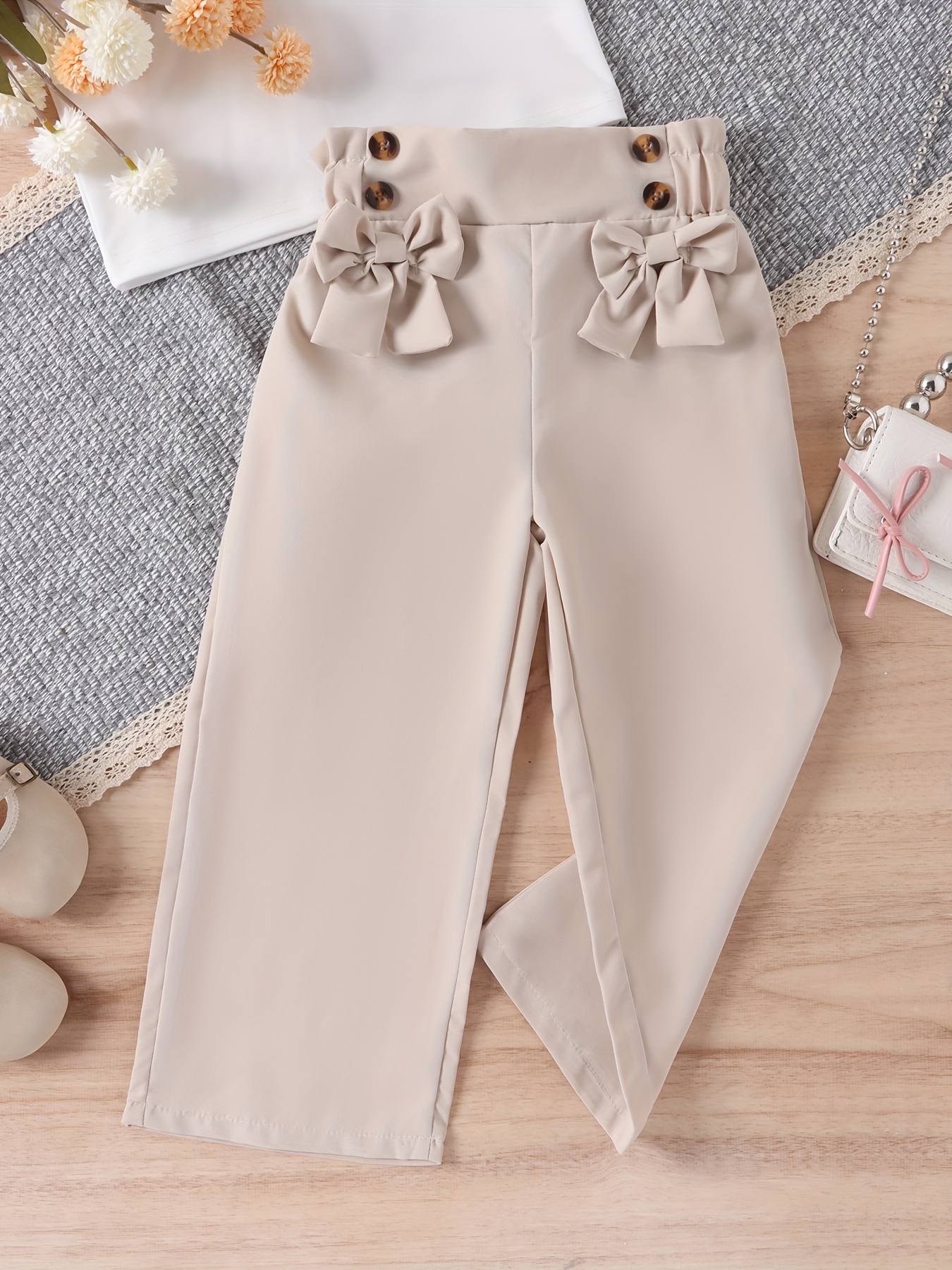 Summer Pants for Women Women's Linen Pants High Waist Solid Pocket Ankle Trousers  Women Bow Tie High Waist Pencil, Beige, Small : : Clothing, Shoes  & Accessories