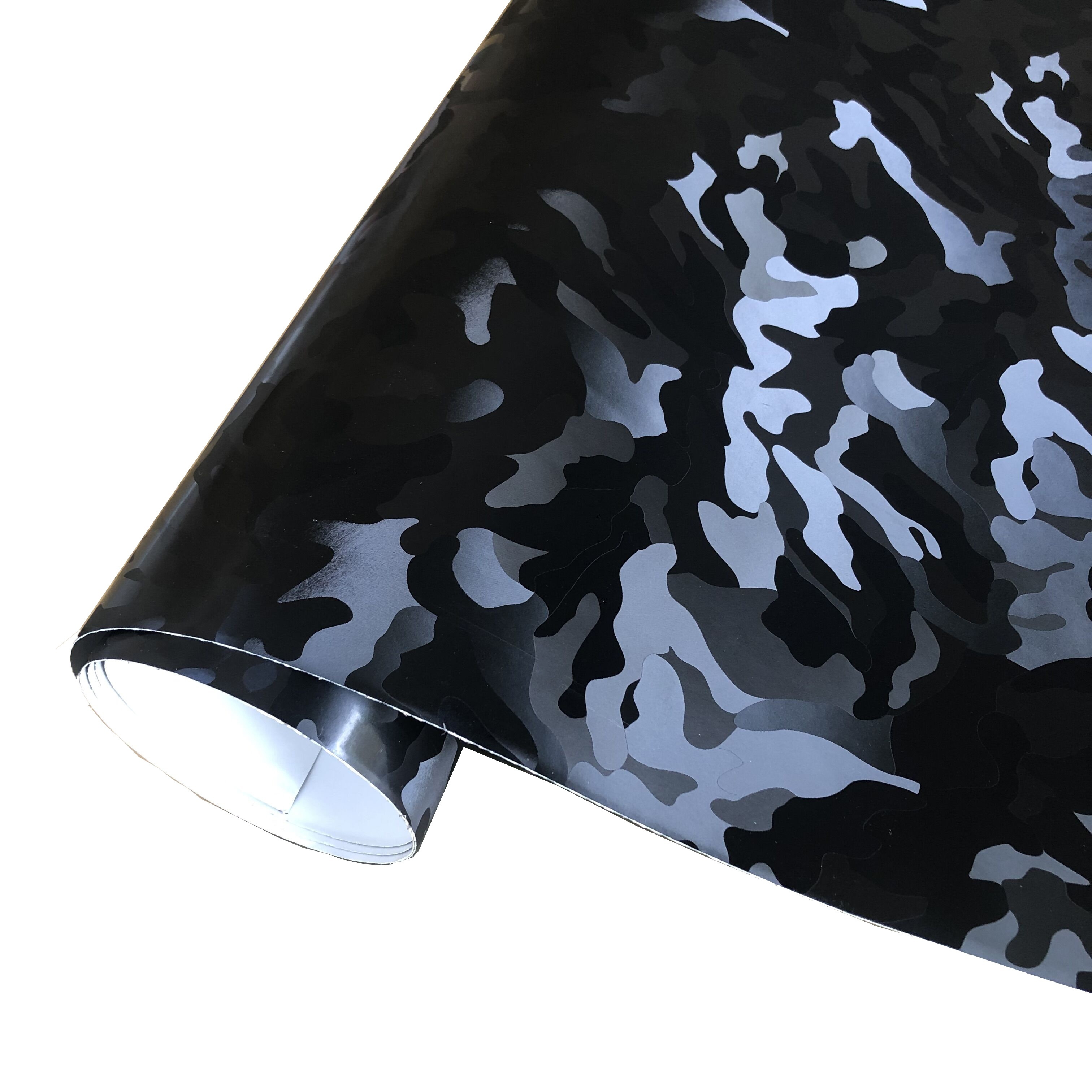 Premium Ghost Black Stealth Camouflage Vinyl Wrap Roll Air - Temu Canada