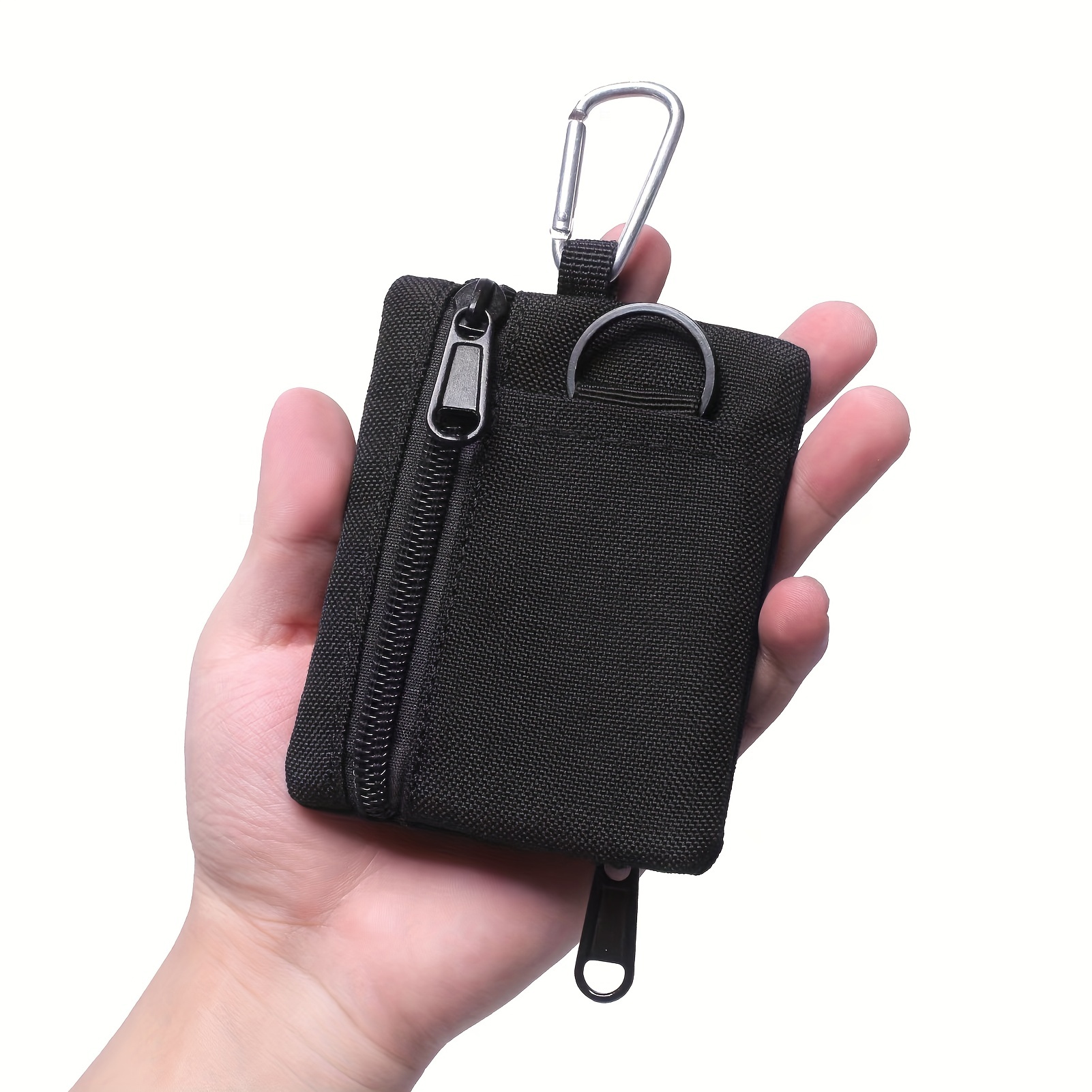 Women Mini Portable Card Storage Bag Card Holder Key Storage Bag Money Bag  Men's Wallets Stick On Mobile Phone Wallet With Stand Fashion Wallets For  Men Bracelet In New Men's Cap Wallet