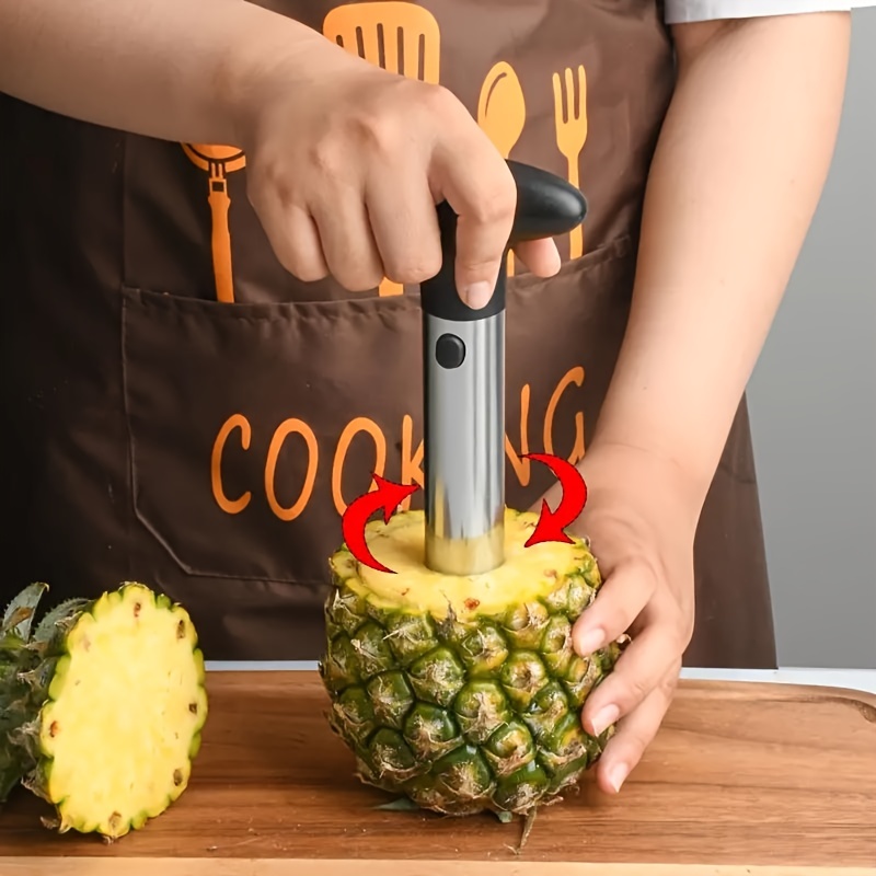 Coupe Ananas Éplucheur Trancheur Fruits Acier Inoxydable Outil