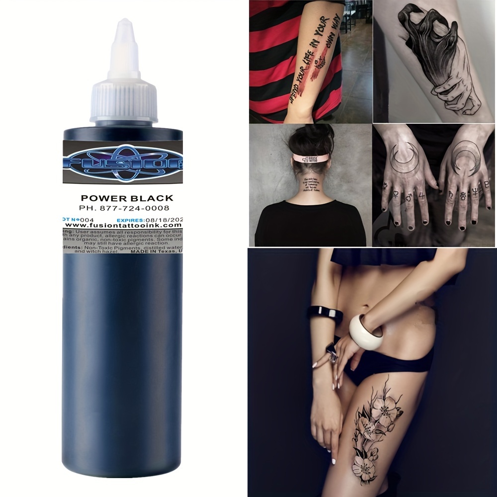 Tbk Tattoo Ink Security And Permanence Black Pigments Ink Suitable For  Professional Beauty Tattoo Body Painting Art Supplies Blk - Tattoo Inks -  AliExpress