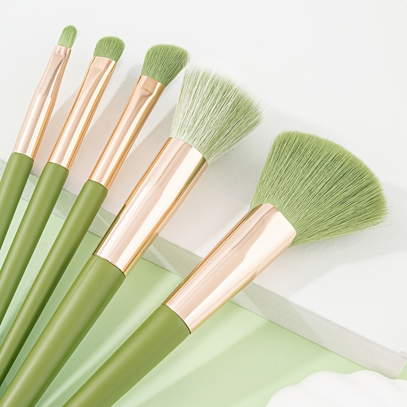  Makeup Brushes 5Pcs Makeup Brush Set Premium Synthetic Powder  Foundation Contour Blush Concealer Eye Shadow Blending Liner Make Up Brush  Kit : Beauty & Personal Care