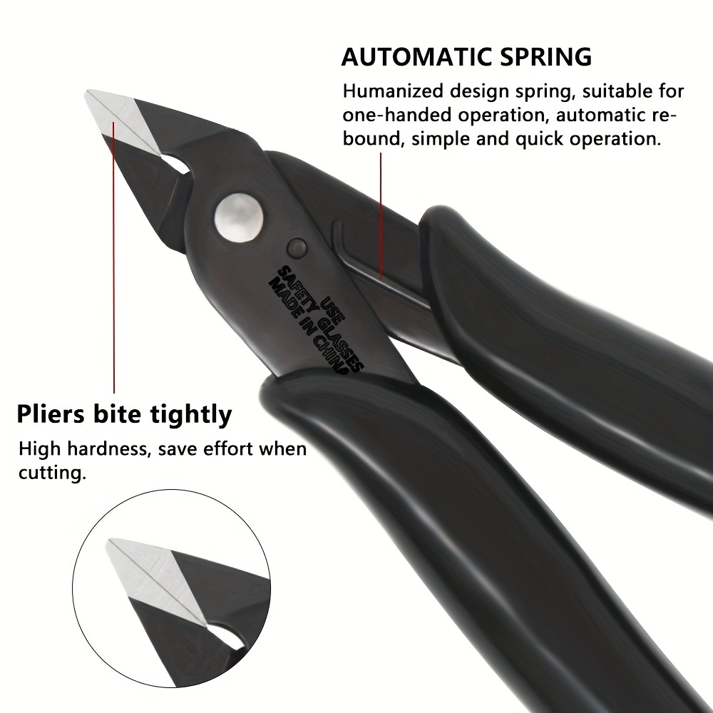 Premium 6 5 Wire Cutters Ultra Sharp Spring Loaded Flush - Temu