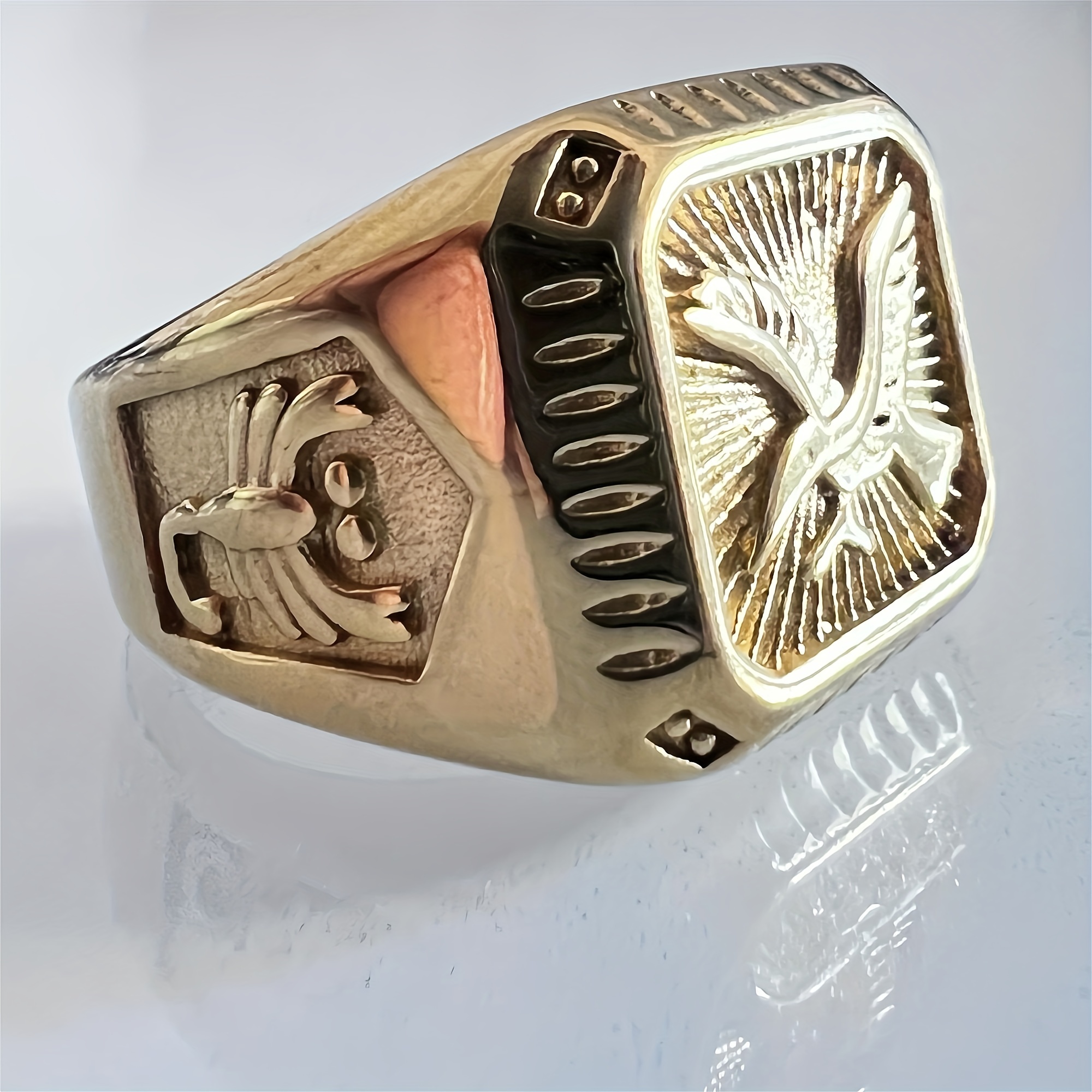 Men's Vintage Eagle Ring Stainless Steel