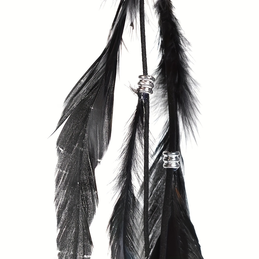 Clip-n-Faux Feathers® - Black + White