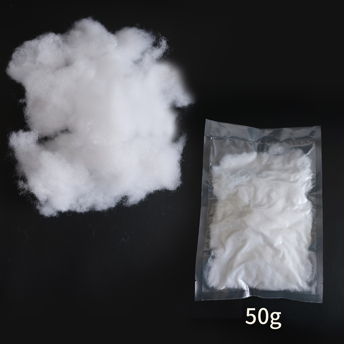 500 g/lote relleno de algodón relleno almohada material de relleno DIY  hecho a mano muñeca poliéster alta elástica perla algodón bateo (200 g) :  : Hogar y Cocina