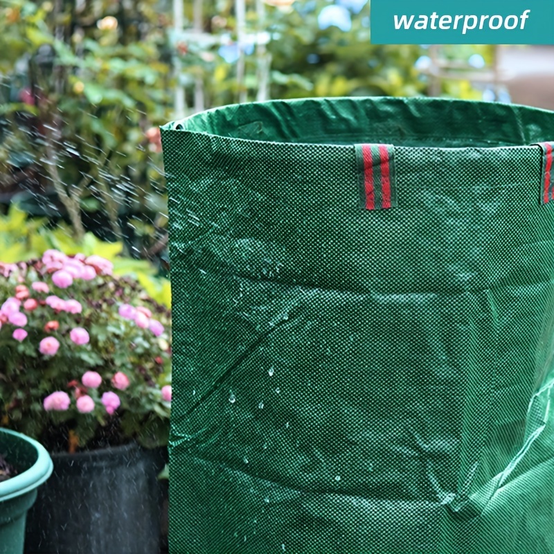 500 Liters Large Capacity Withered Leaf Bag, Garden Tree Leaf Debris Bag,  Reusable Garbage Bag For Courtyard - Temu