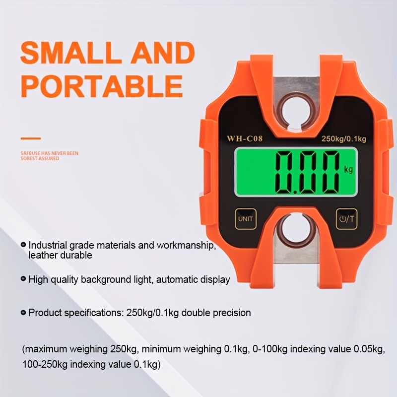 Remote Control Digital Hanging Weight Scale Capacity 100 - 500kg