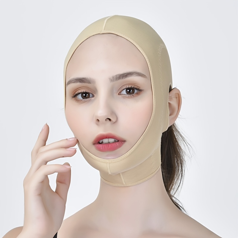 Face Lift Tape,Chin Strap Double Chin Reducer Eliminator Face Slimming  Strap for Jawline V Shape Face Slimmer Face Lift for Woman with Mini Gua  Sha