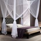 1pc large mosquito net four corner bed canopy bed canopy mosquito net for bedroom guest room dorm room