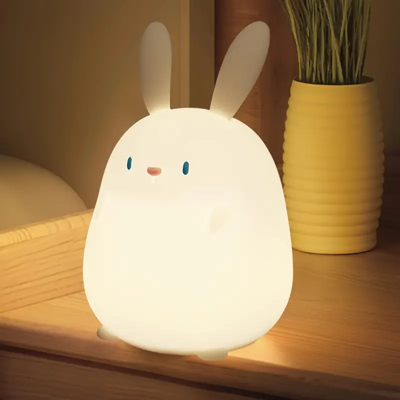 Kawaii Aesthetic Rabbit Ears Cute Table Lamp – DormVibes
