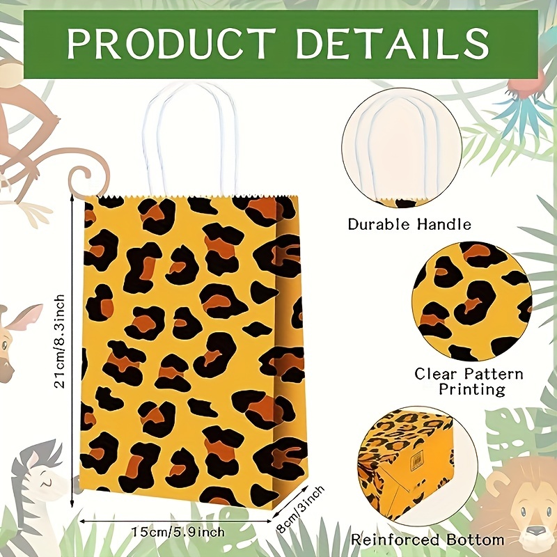 Christmas Gift Wrapping Paper Animal Leopard Cow Print Christmas