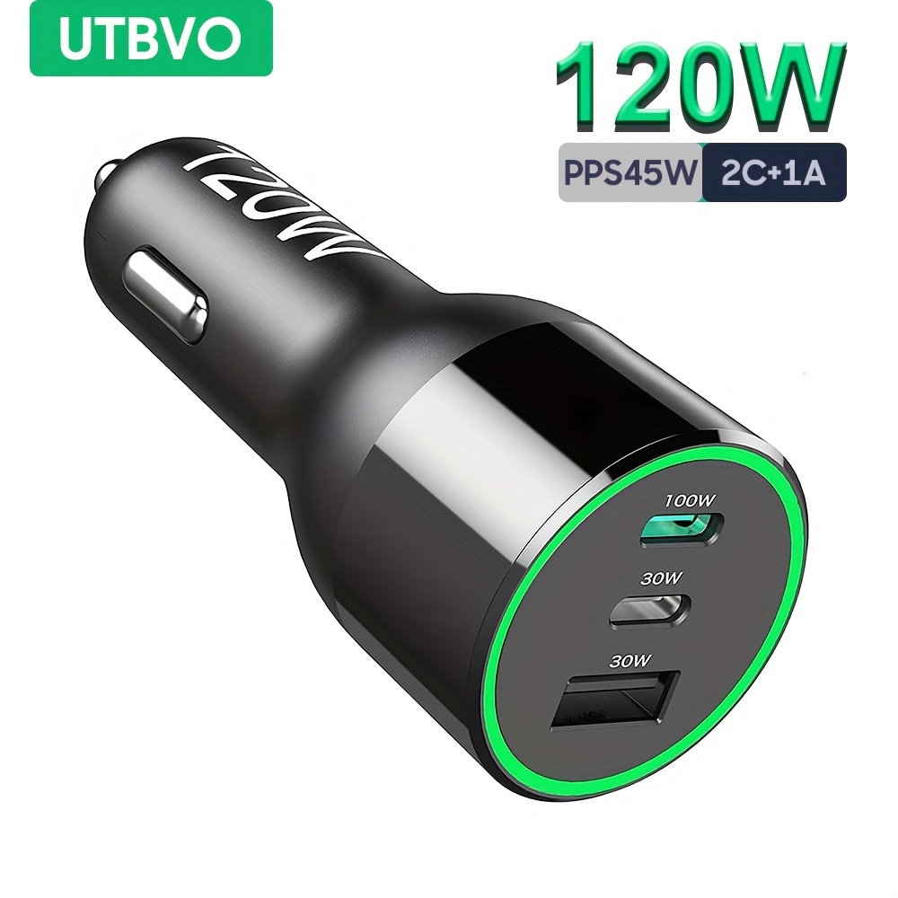 60w For Samsung Super Fast Car Charger Pd Usb Type C Port Auto Cargador 45w  Galaxy