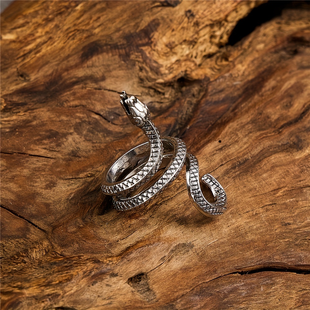 Bague discount serpent homme